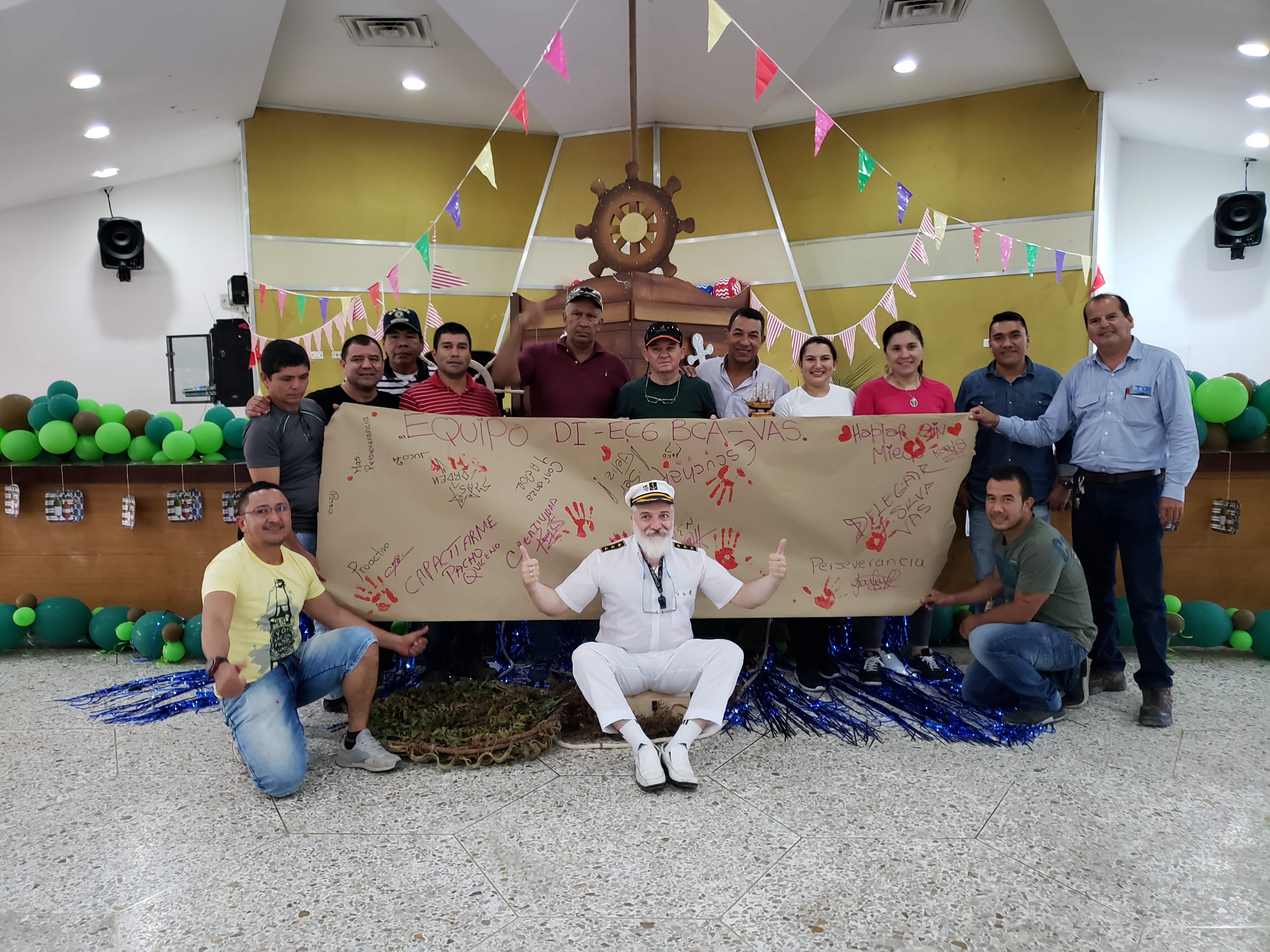 Trabajo en equipo montaña